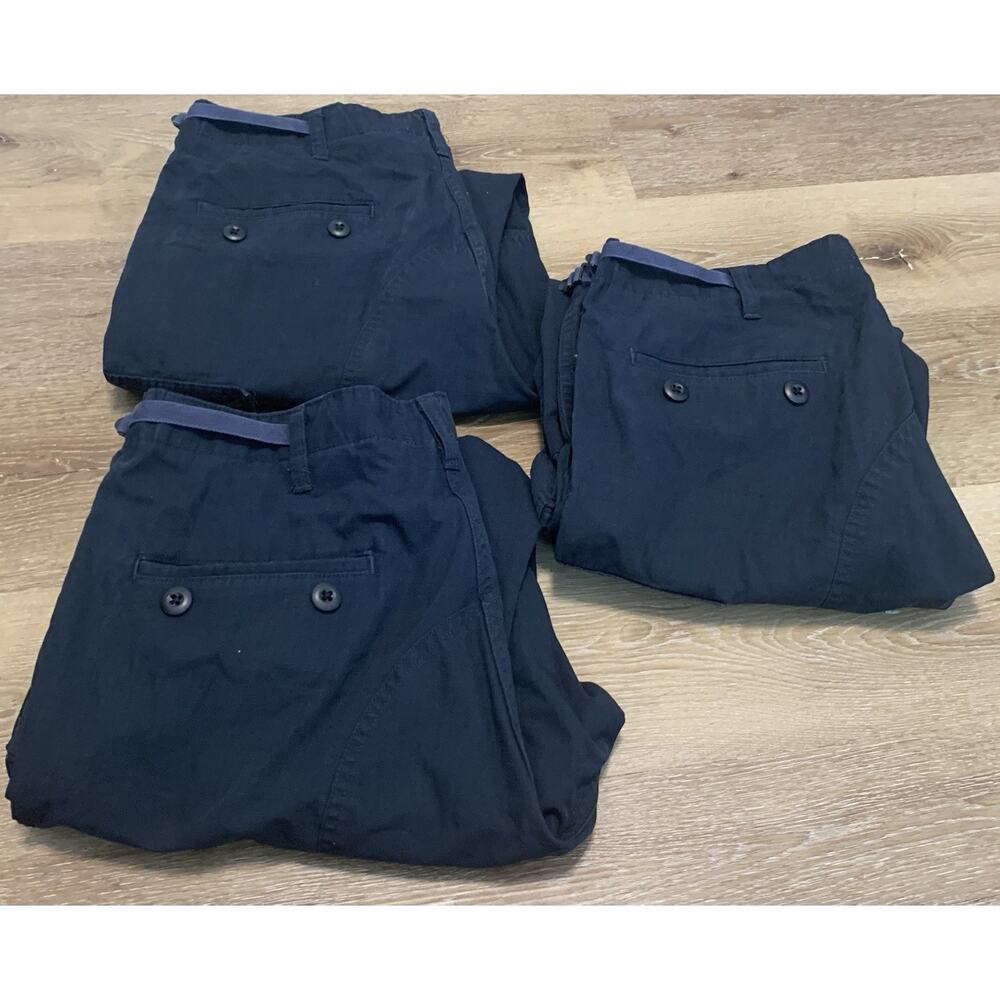 Lot 3 Tru-Spec Mens Tactical Cargo Pants Size Large Regular 29.5x32 Navy Blue